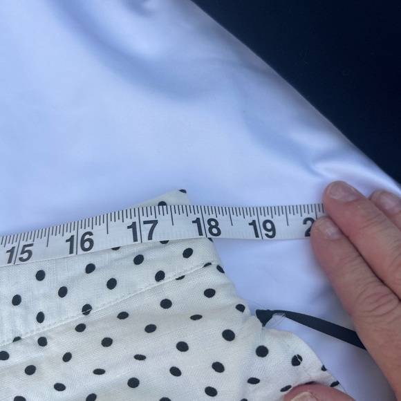 NWT Womens Mini Polka Dot Linen Flared High Rise Shorts kate spade Target XL - Picture 5 of 9